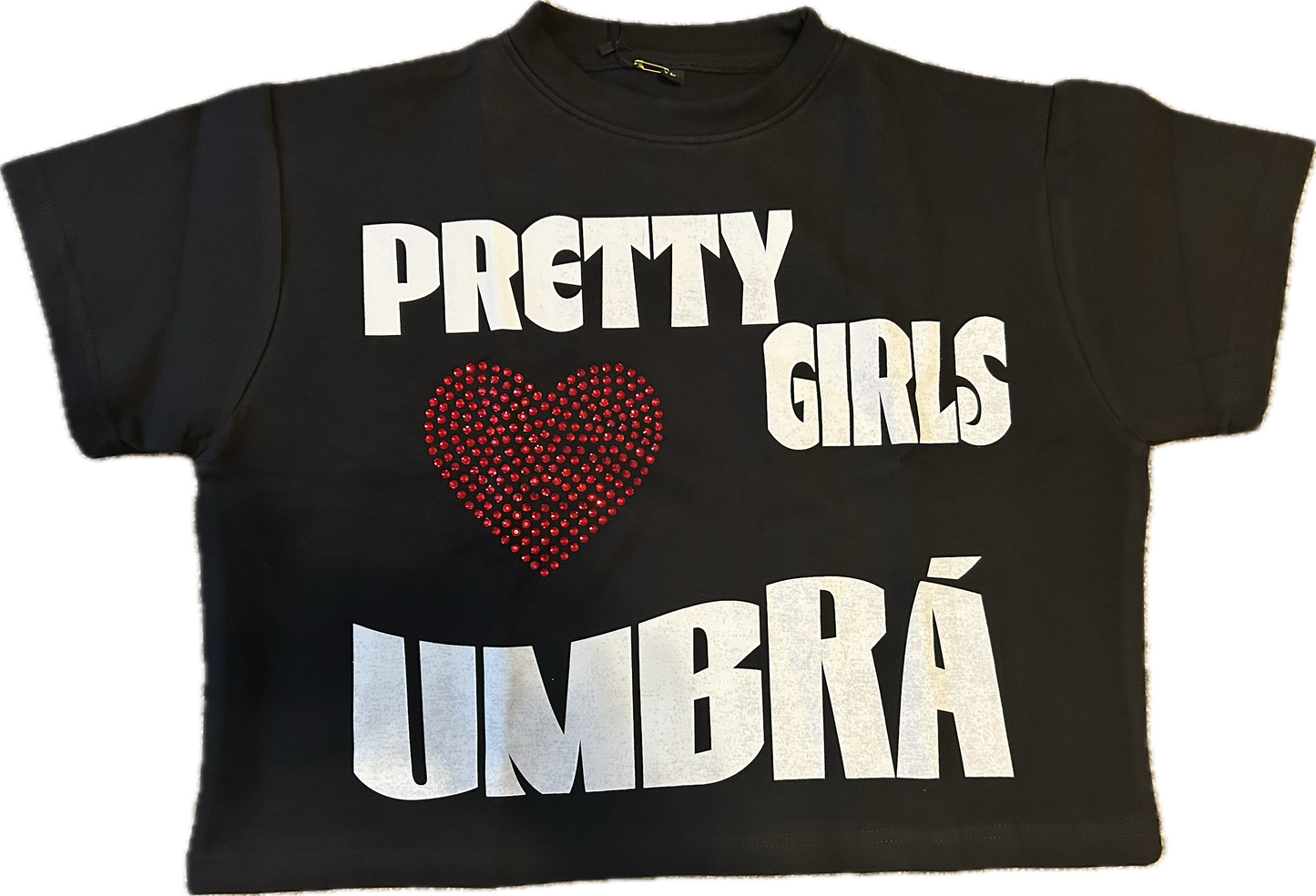 Pretty Girls Love UMBRÁ Cropped Tee (Black)