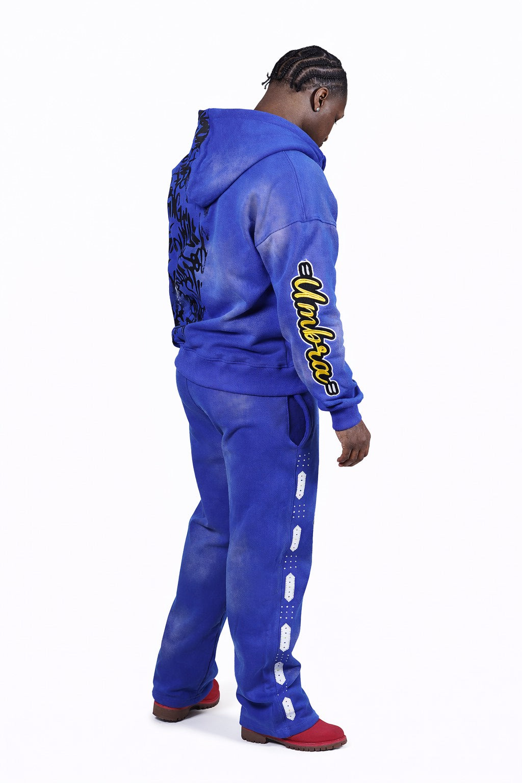 UMBRÁ Logo Sweatsuit Blue/White