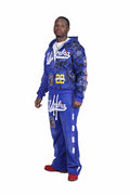UMBRÁ Logo Sweatsuit Blue/White