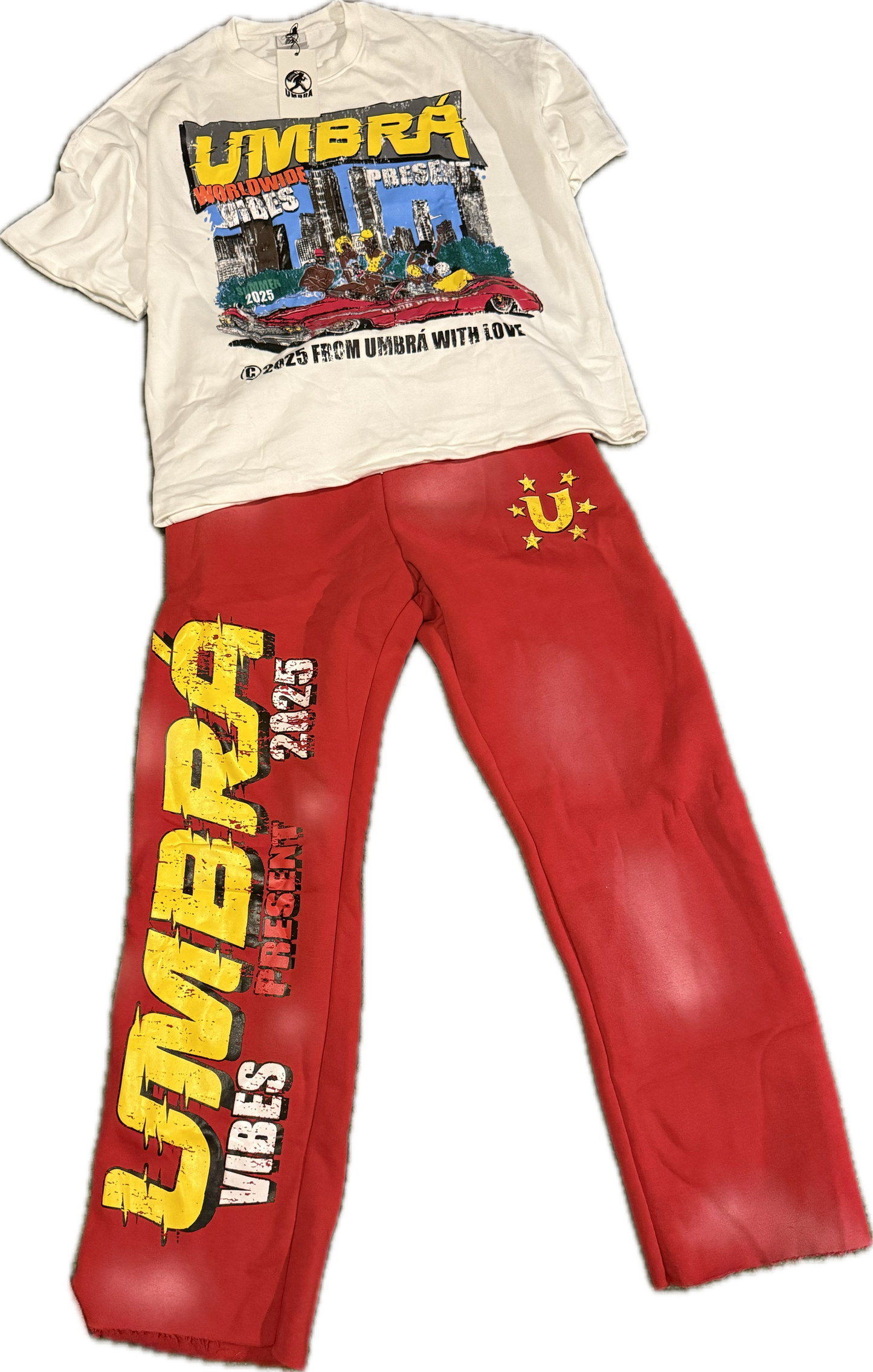 Oversized Graphic T-shirt and Sweatpants Set